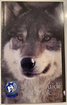 1992-93 Minnesota Timberwolves Basketball Official Media Guide Book (B120) • $14.99