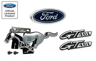1996-1998 Ford Mustang GT Front Grille Running Horse 4.6 Fender Trunk Emblems • $65.65