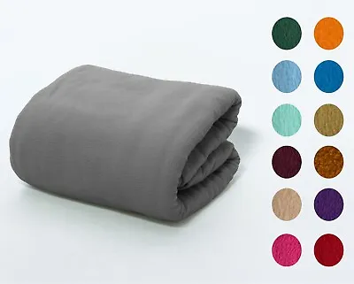 £7.99 • Buy Soft Thermal Polar Fleece Blanket Sofa Bed Throw Bedspread Pet Travel Camping