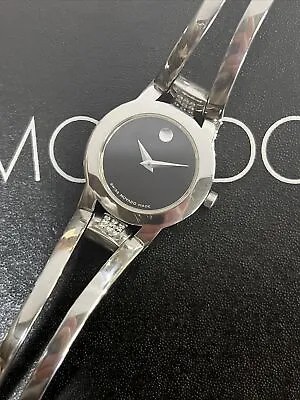 Movado Amorosa Diamonds 84 E4 1842 Refurbished One Year Warranty Box&Booklet • $449