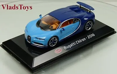 Bugatti Chiron - 2016 Centauria Supercars 1:43 Scale The Panini Collection #03 • $26.95