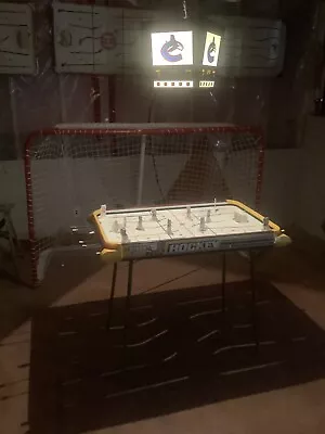 NHL Vancouver Canucks Vintage Game Room Scoreboard Table Hockey Light • $290.48