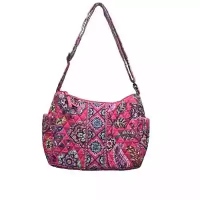 Vera Bradley Call Me Coral Paisley Shoulder Bag Travel Multicolor  • $27.96