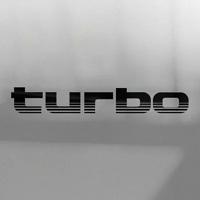 2 X TURBO Stickers 300mm Diesel Offroad 4x4 Ute Car Vinyl Decal • $12.50