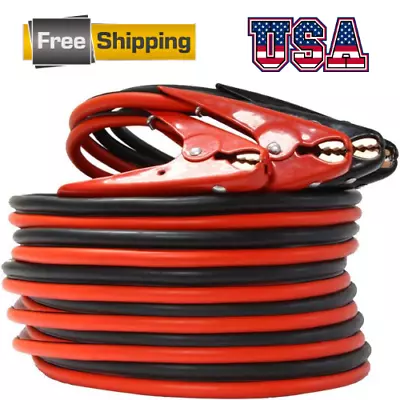 Cables Jumper Booster Heavy Duty Gauge Ft Automotive 25 Battery 30 Feet 800a 2/0 • $98.99