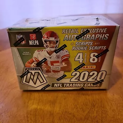 2020 Panini Mosaic Football BLASTER BOX-Burrow Hurts Herbert Mosaic Prizm RC? • $74.95