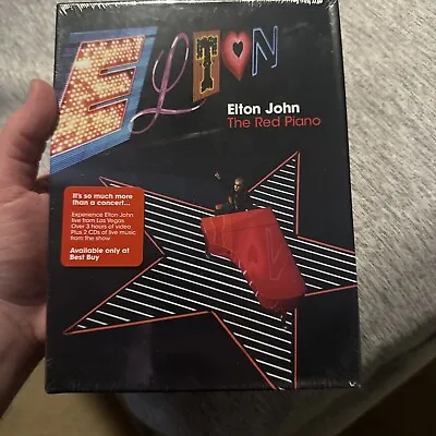 Elton John - The Red Piano Concert DVD (Best Buy Exclusive 2CD/DVD) NEW/SEALED • $11.29