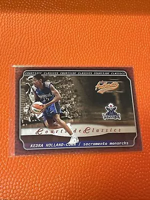 2002 Authentix WNBA Courtside Classics #9 Kedra Holland-Corn Georgia Bulldogs • $2.49