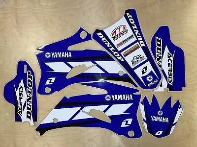 YAMAHA BLUE TEAM GRAPHICS KIT YAMAHA YZ250F YZ450F Laminated 2006 2007 2008 2009 • $64.95