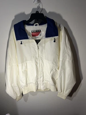 $9.99 • Buy Pacific Trail Jacket Large White Mens Full Zip Hooded Outerwear Used
