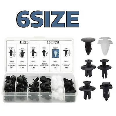 Car Clip Bumper Body Parts Rivet Molding Retainer Push Pin Trim Assortments Kit • $12.99