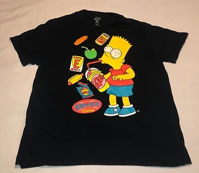 The Simpsons - Cartoon - Bart Kwik E Mart Black T-Shirt - Men's Size XL -  • $8.99