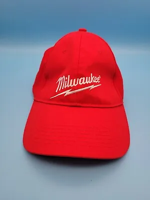 Milwaukee Tool Hat Cap Red One Size Stretch Rim • $13.50