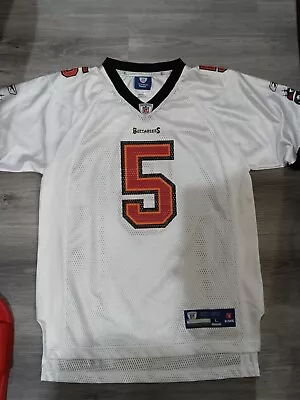 Tampa Bay Buccaneers Josh Freeman WHITE NFL Youth Jersey Size L • $8