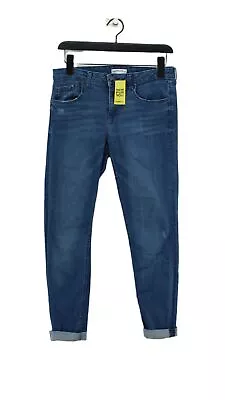 Zara Women's Jeans UK 12 Blue Cotton With Elastane Lyocell Modal Skinny • £10.30