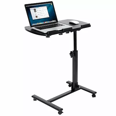 Height Adjustable Mobile Laptop Desk Rolling Cart For Laptop Sofa Table • $41.58