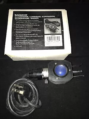 Vintage Tasco ILLUMINATOR Microscope Light 110 Volt 1997 In Box • $14.99