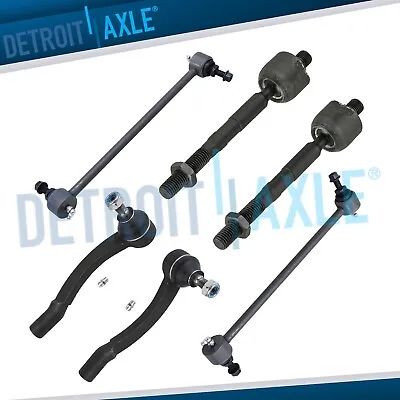$45.96 • Buy 6pc Front Inner Outer Tie Rod + Sway Bars For Volvo 850 C70 S70 V70 TRW Steering