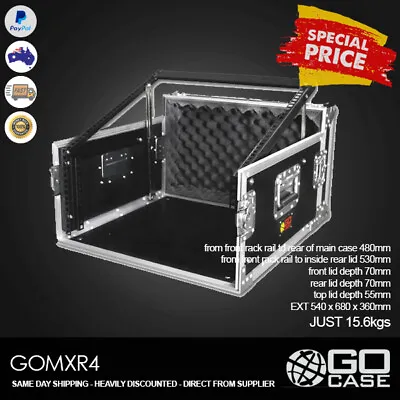 GOMXR4 ATA Road Case 4RU 4u Mixer Rack Flight Go Case • $349