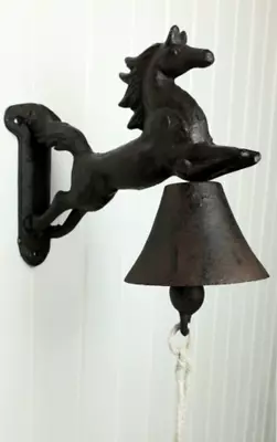 Vintage Cast Iron Horse Door Bell • $59.95