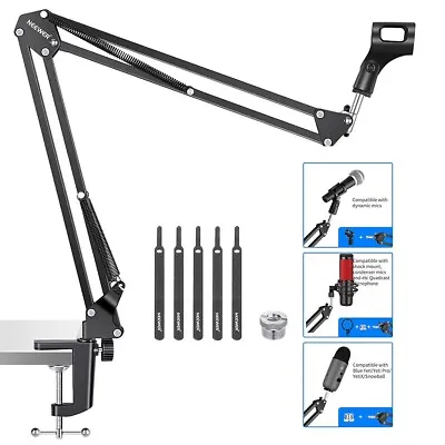 Neewer Microphone Arm Stand Suspension Boom Scissor Mic Arm Stand For Blue Yeti • $16.79