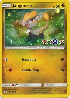 1x Jangmo-o - 75/111 - Toys R Us Promo Lightly Played Pokemon Unique And Misc. P • $5.01