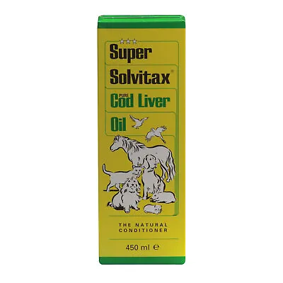 Super Solvitax Pure Cod Liver Oil Highly Palatable Slow Burning Energy 400ml • £9.79