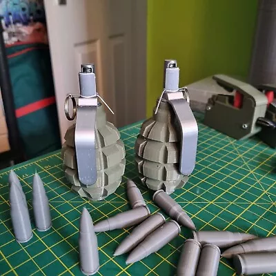 Replica Soviet RG-42 F1 Hand Grenade 3D Printed cosplay Paperweight  • £9.99
