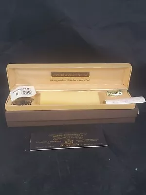 Jules Jurgensen Watch Presentation Box Display Case Vintage Gold Yellow • $14.99