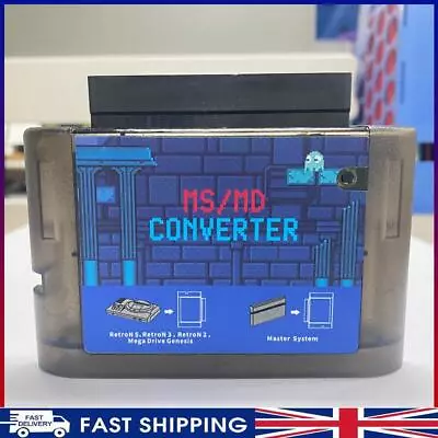 # MS To MD Game Video Cassettes MS/MD Converters For Master System For Megedrive • £10.31