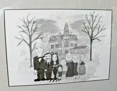  Adams Family  Signed Brian Davis Limited Edition  Art Print  10/100 • $124