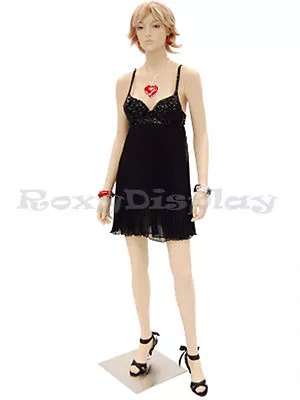 Female Fiberglass Mannequin Pretty Face Elegant Looking Dress Form #MD-A3F1 • $179