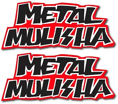 2x Metal Mulisha Logo Decal Sticker Us Made Car Window Motorcycle Quad Truck Atv • $45.99