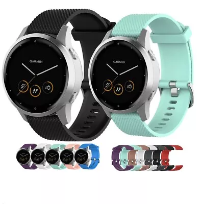 For Garmin Vivoactive 4S Replacement Sports Band Silicone Wristband Strap Loop • $8.99