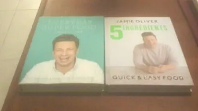 $27.99 • Buy X2 Jamie Oliver Set 5 Ingredients Quick & Easy Food Everyday Superfood Hardcover