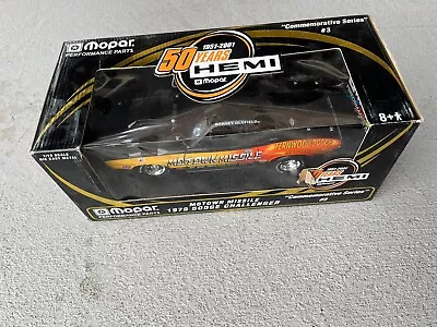 New 50 Years Hemi Ertl Motown Missile 1970 Dodge Challenger 1/18 Diecast Model • $85