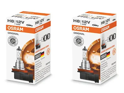 Osram H8 OEM Original Line Halogen Fog Headlight Bulbs | 64212 | Pack Of 2 • $9.99