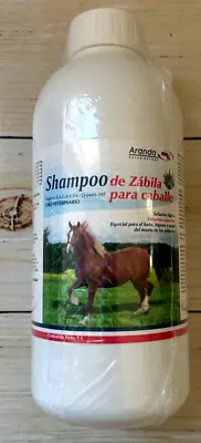 Shampoo De Zabila Para Caballo / Aranda Aloe Vera Shampoo For Horses 1l. • $35.99