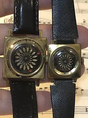 Vintage Ernest Borel Kaleidoscope His &hers Watch=run • $550