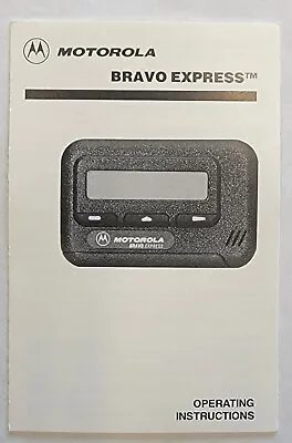 Lot Of 22 Motorola Bravo Express Pager OEM User Guides Part# 6881012B99-O *NEW * • $23.90