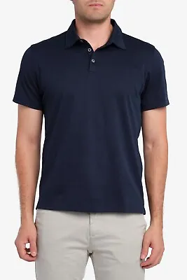 $98 Zachary Prell Men's Herbie Solid Short Sleeve Polo • $34.95