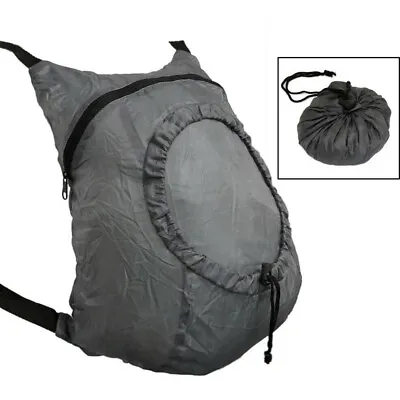 Lightweight Pocket Folding Backpack Bag Hiking Daypack Rucksack Gym Foldable  • £1.99