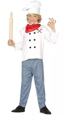 Child's Head Chef Fancy Dress Costume 7-9 Years • £16.99