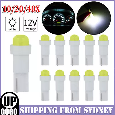 UP40X T5 Dash 5050 SMD LED Car Wedge Dashboard Instrument White Light Bulbs12VDC • $4.99