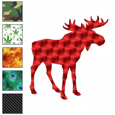 Bull Moose Elk Vinyl Decal Sticker 40 Patterns & 3 Sizes #7190 • $3.22