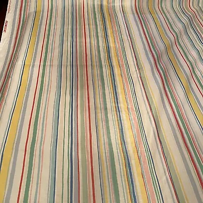 9+ Collier Campbell P Kaufmann Designer Stripe Fabric 54  Wide  • £522.28