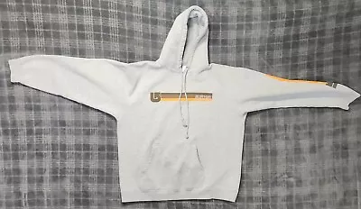 Burton Snowboard Hoodie Mens L Grey Vtg • $10.95