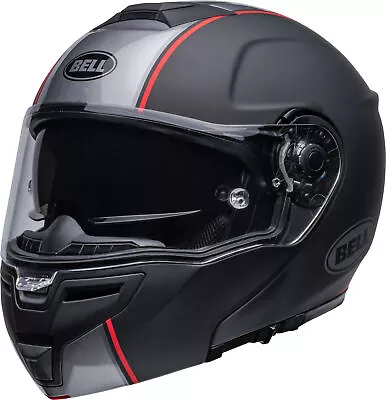 Bell SRT Modular Street Helmet (Hartluck Jamo Matte/Gloss Black/Red) (Small) • $229.95