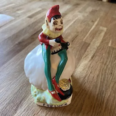 £75 • Buy Belleek Irish Leprechaun Rare Painted/Fired Version 1950/60’s
