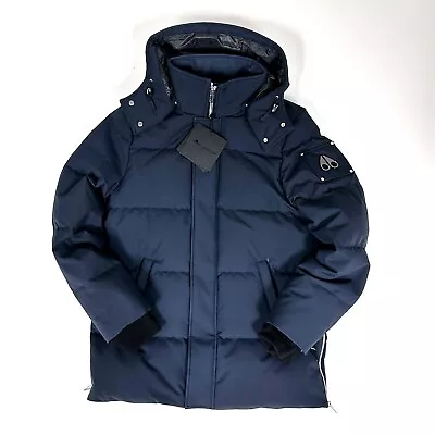 *NEW* Men Moose Knuckles CLOUD 3Q Down Jacket Navy (M32MJ178N) • $698.21